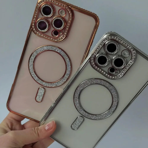 New Diamond Blingy Magsafe clear Case