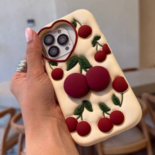 Cherry Pop Holder Cute Silicone Case
