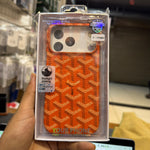 Goyard Leather-Feel Fabric Case