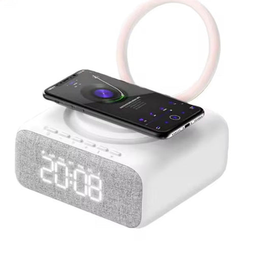 Stereo Mini Speaker With Digital Clock