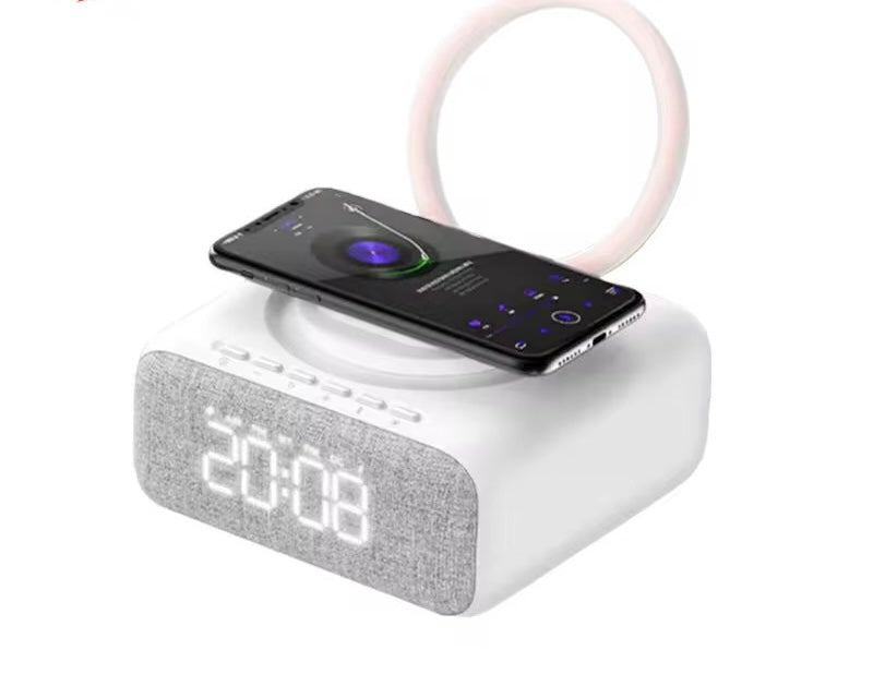 Stereo Mini Speaker With Digital Clock