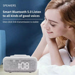 Stereo Mini Speaker With Digital Clock