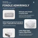 Stereo Mini Speaker With Digital Clock