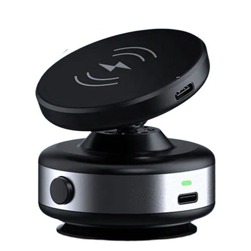 portable electric vacuum suction phone holder