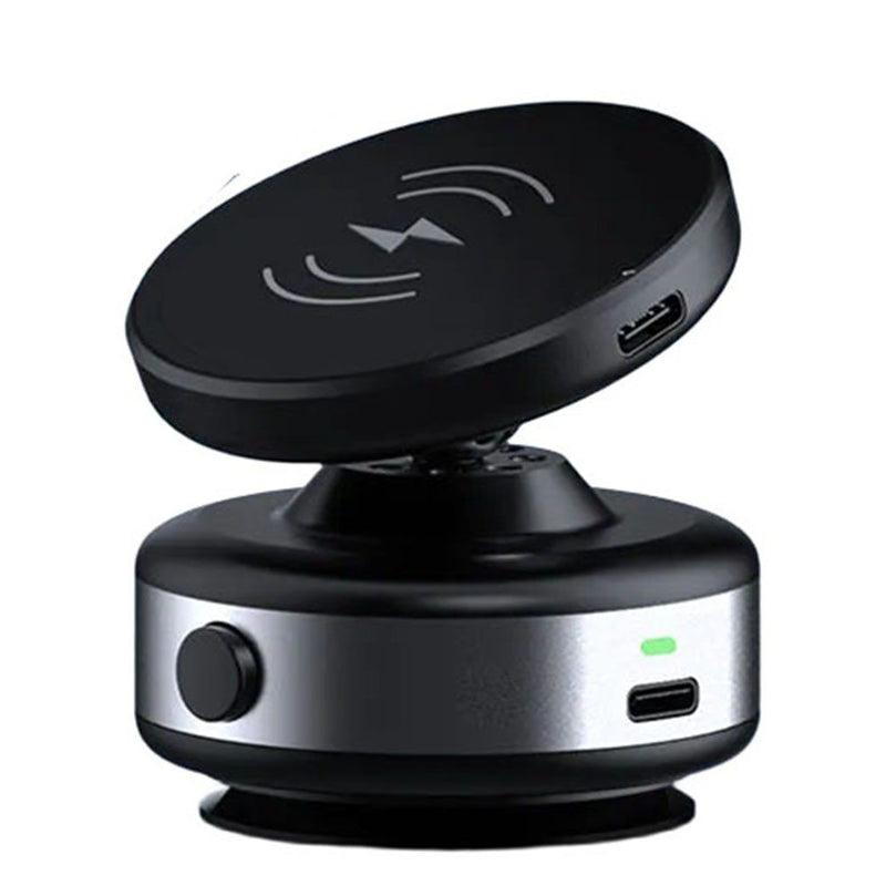 portable electric vacuum suction phone holder
