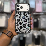 Black Cheetah Studded Case
