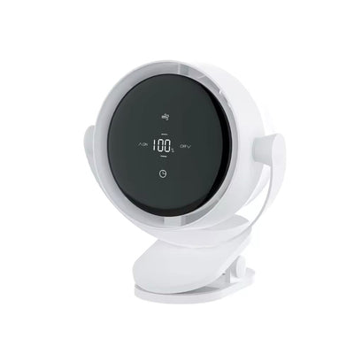 Rechargeable Desk Fan with LED Display