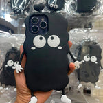 3D Black Eye Cartoon Case