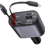 4-in-1 Car Charger Adapter 120W
