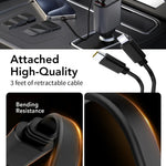 4-in-1 Car Charger Adapter 120W