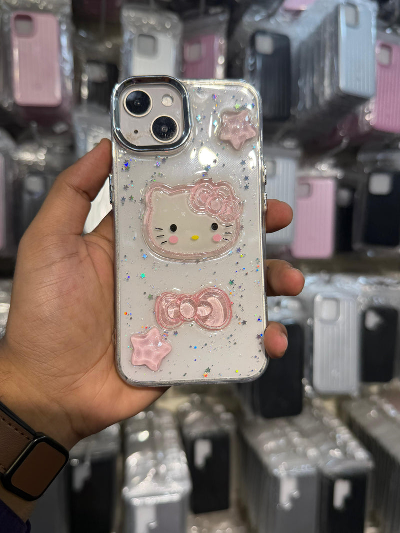 Hello Kitty Glitter Shimmer Case