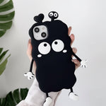 3D Black Eye Cartoon Case